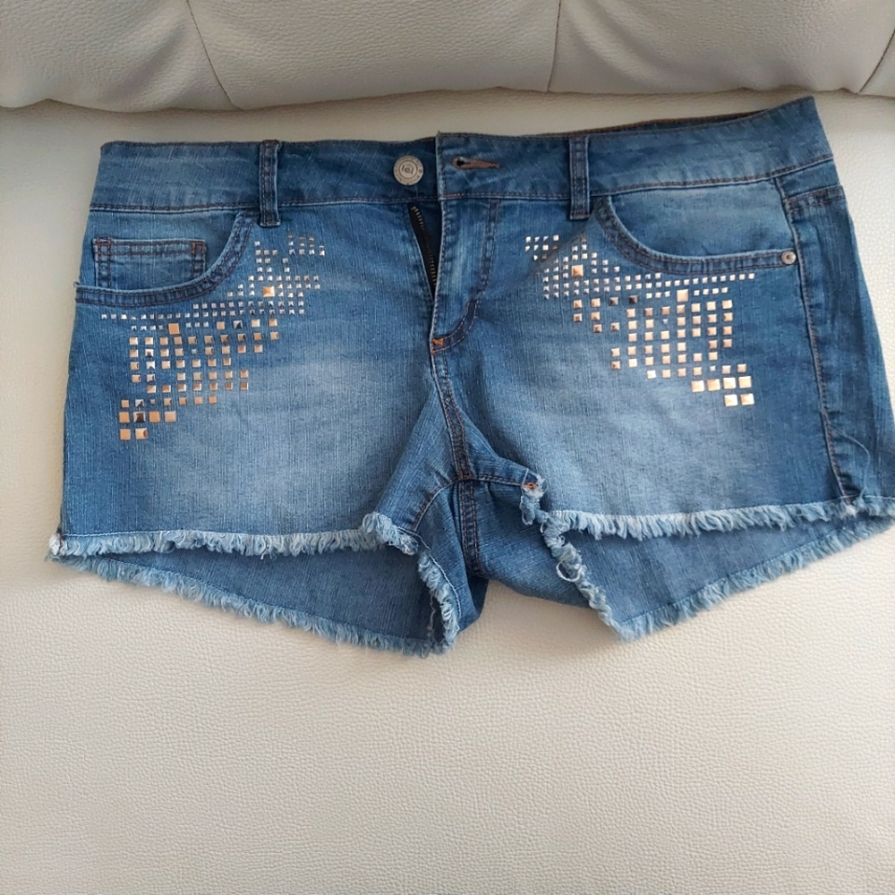 lei Denim Short Shorts Sz 15
